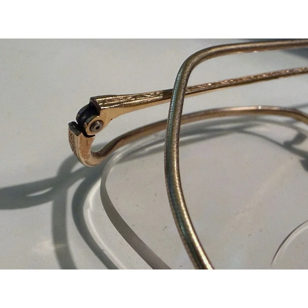 Vintage Gold Filled Wire Frames Eyeglasses Case